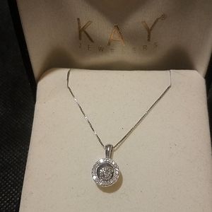 Floating Diamond Neclace